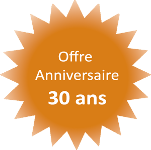Offre anniversaire 30 ans